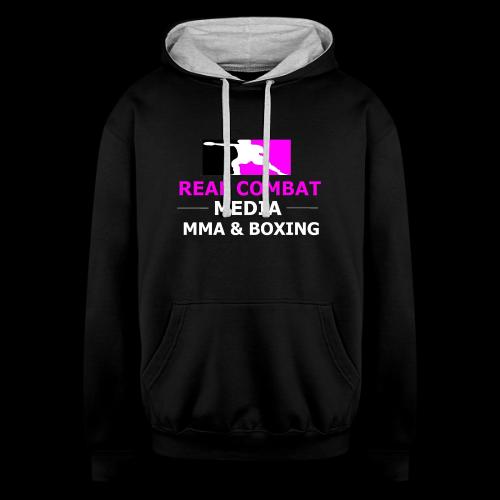 RCM MMA & BOXING Pink - Unisex Contrast Hoodie