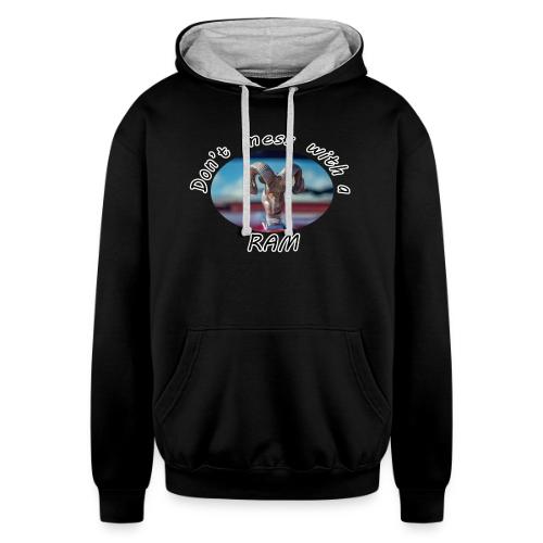 Don’t Mess with a RAM - Unisex Contrast Hoodie