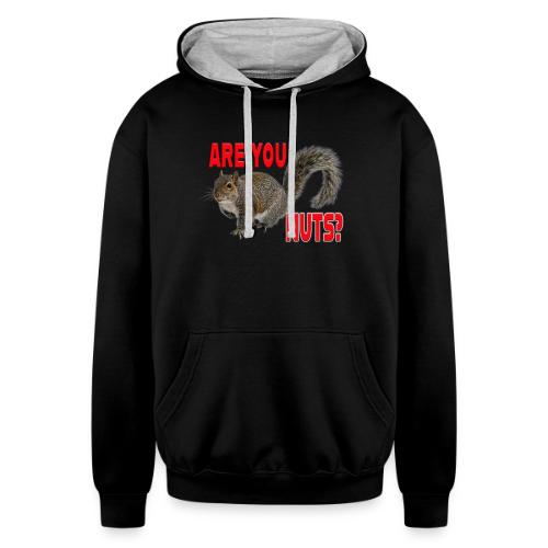 Are You Nuts? - Unisex Contrast Hoodie