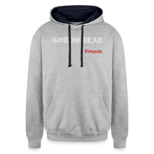 God Is Dead - Unisex Contrast Hoodie