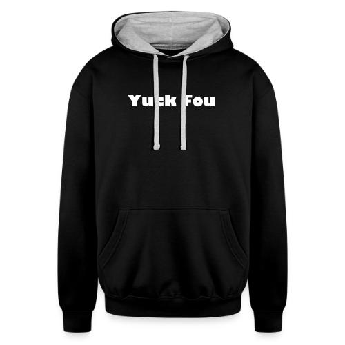 Yuvk Fou - Unisex Contrast Hoodie