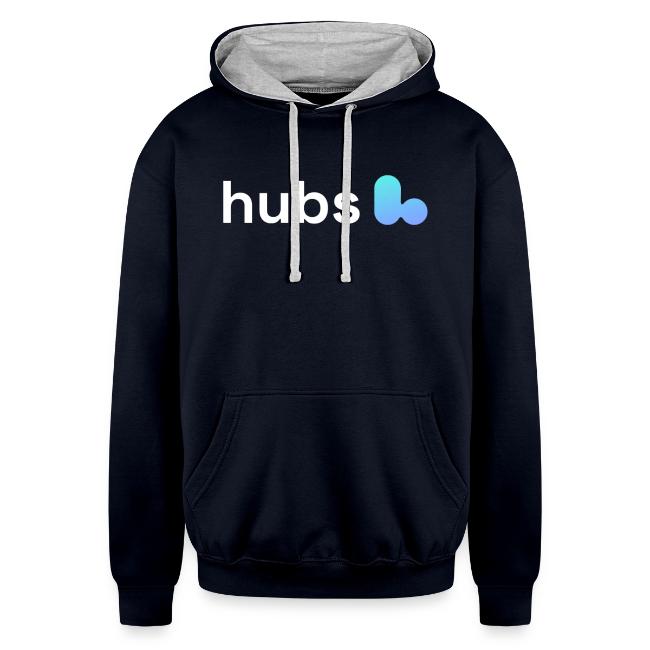 Hubs Logo on dark 4000x1000