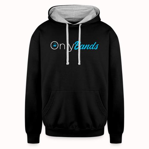 only bands - Unisex Contrast Hoodie