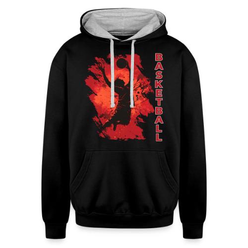 Basketball Soul - Unisex Contrast Hoodie