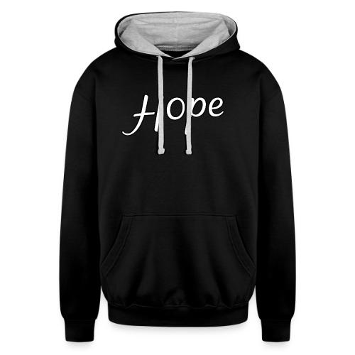 Hope - Unisex Contrast Hoodie