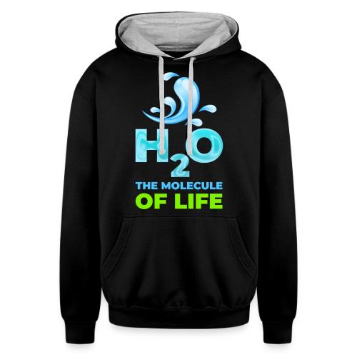 The Molecule of Life - Unisex Contrast Hoodie