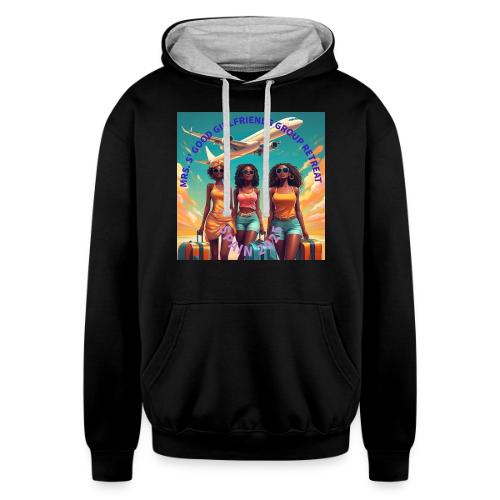 Mrs. S' Good Girlfriends Group Retreat - Unisex Contrast Hoodie