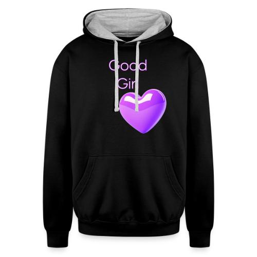 Smoon City_Good Girl - Unisex Contrast Hoodie