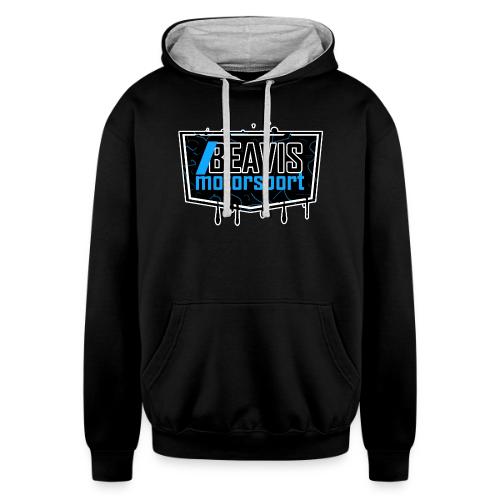 BEAVIS Motorsport Badge Logo - Unisex Contrast Hoodie