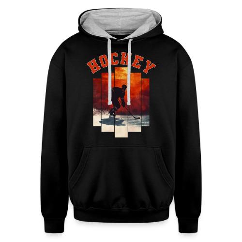 Hockey Dreams - Unisex Contrast Hoodie