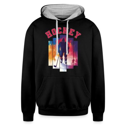 Hockey Zone - Unisex Contrast Hoodie