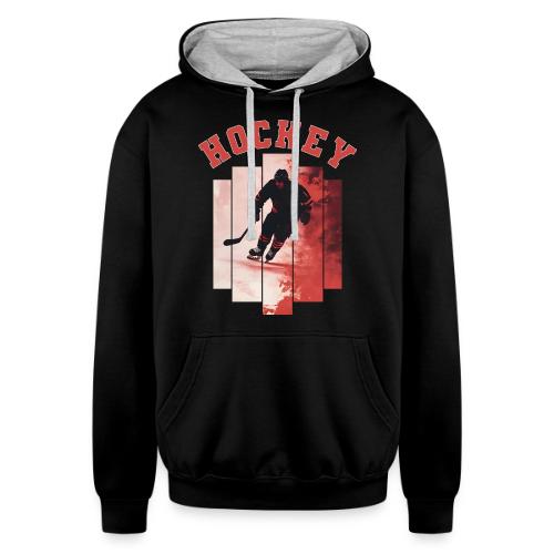 Hockey Spirit - Unisex Contrast Hoodie