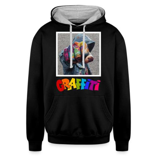 Graffiti: Urban Expression - Unisex Contrast Hoodie