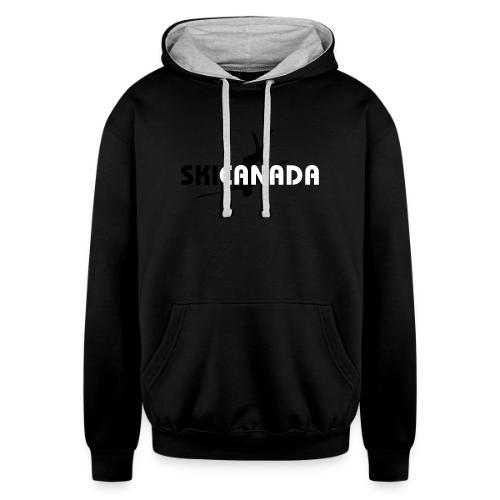 Ski Canada - Unisex Contrast Hoodie