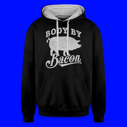 Body by Bacon - Unisex Contrast Hoodie