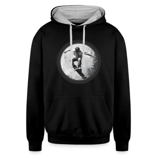 Skateboarding Vibes Only - Unisex Contrast Hoodie
