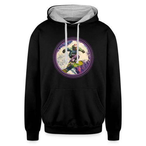 Snowboarding Soul - Unisex Contrast Hoodie
