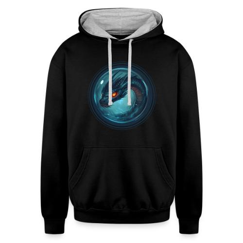 Dragon Sphere - Unisex Contrast Hoodie