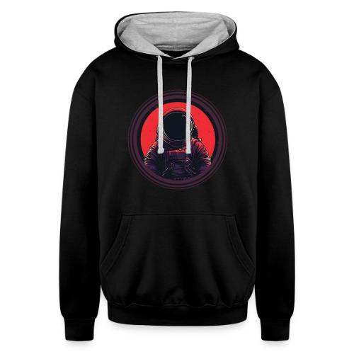 Astronaut: The universe is calling! - Unisex Contrast Hoodie