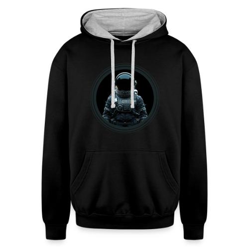 Astronaut: Blast off in style! - Unisex Contrast Hoodie