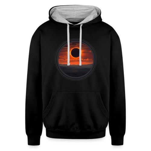 Eclipse Horizon - Unisex Contrast Hoodie