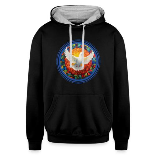 Flight of Hope - Unisex Contrast Hoodie