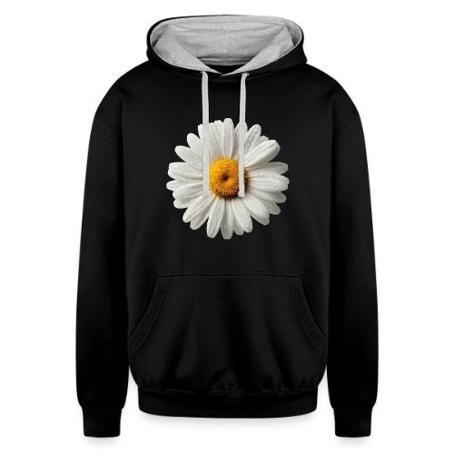 Morning Daisy Freshness - Unisex Contrast Hoodie