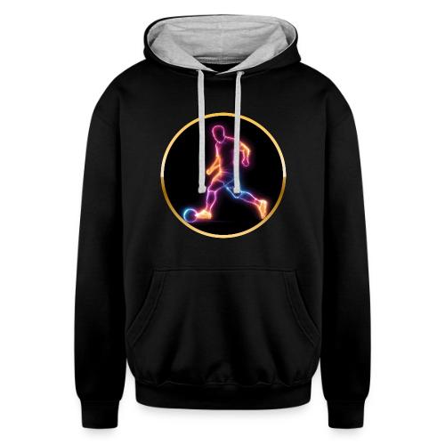 Virtual Football Hero - Unisex Contrast Hoodie