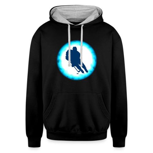 Hockey: Ice Warrior - Unisex Contrast Hoodie