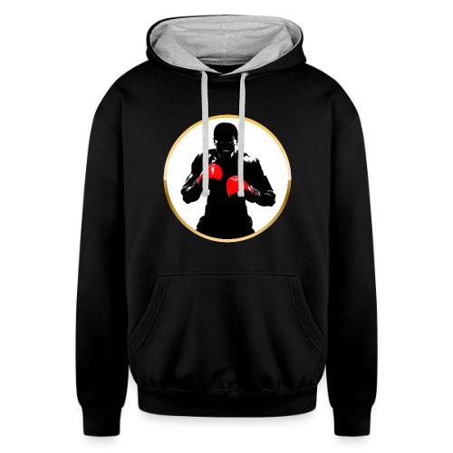 Boxing: Golden Ring Fighter - Unisex Contrast Hoodie