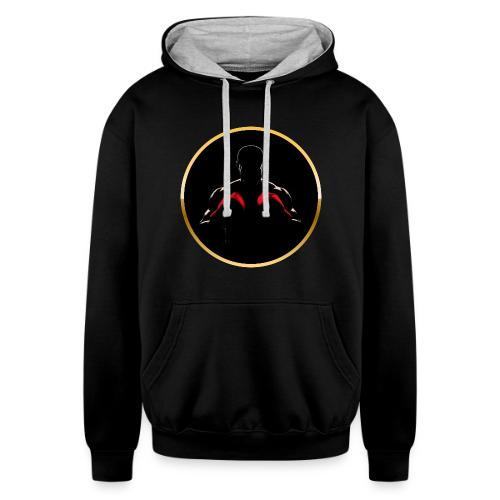 Boxing: Gold Core Muscle - Unisex Contrast Hoodie