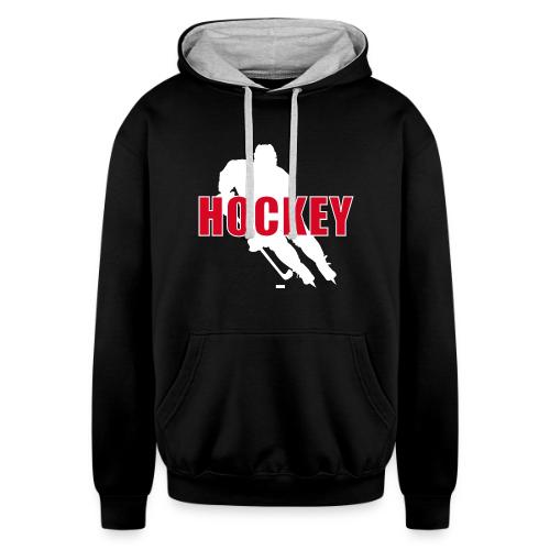 Power Play Hockey - Unisex Contrast Hoodie