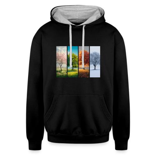 The four Seasons - Unisex Contrast Hoodie