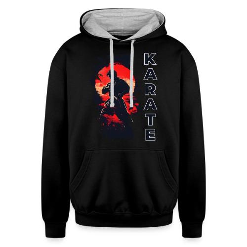 Karate: the art of self-mastery - Unisex Contrast Hoodie