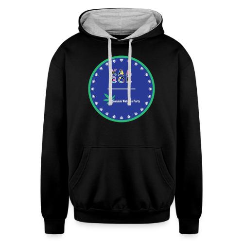 KAABOb Cannabis Wellness Party 2 - Unisex Contrast Hoodie