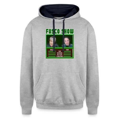 FUSCO SHOW VIDEO GAME - Unisex Contrast Hoodie