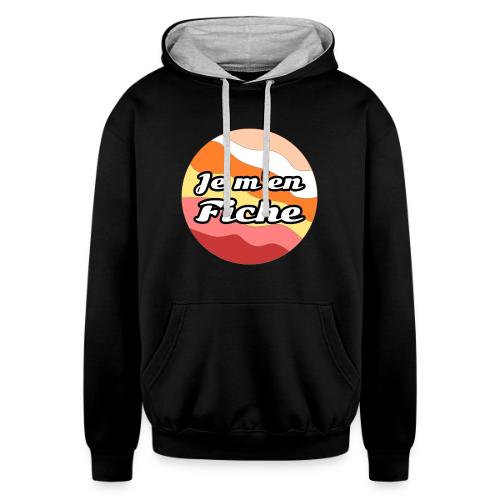 I don't care - Unisex Contrast Hoodie