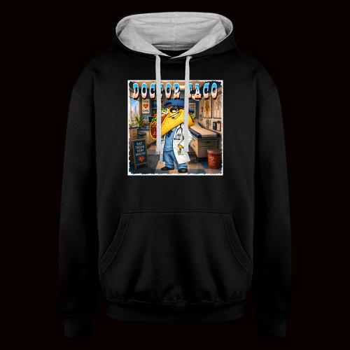 Doctor Taco - Unisex Contrast Hoodie
