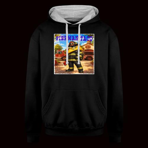 Fireman Taco - Unisex Contrast Hoodie