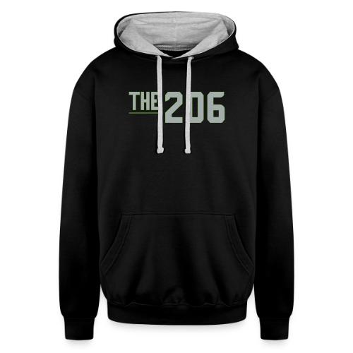 THE | 206 - Game Day Glory - Local Collection - Unisex Contrast Hoodie