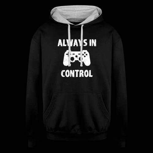 Always In Control (of My Game!) - Unisex Contrast Hoodie