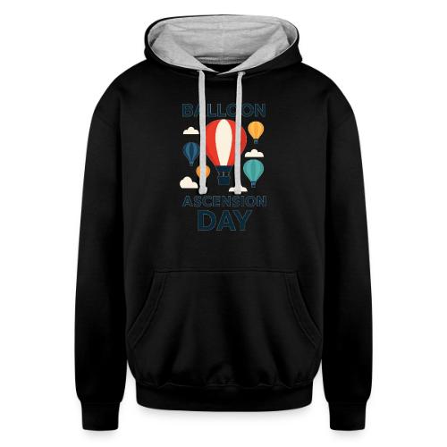 Balloon Ascension Day shirt - Unisex Contrast Hoodie