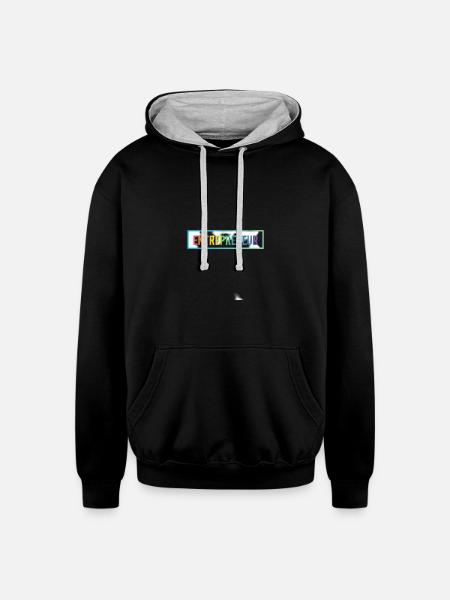 Entrepreneur - Unisex Contrast Hoodie - black/heather gray
