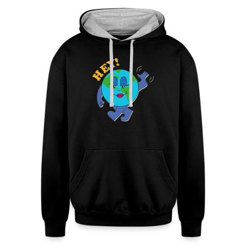 HappyEarth - Unisex Contrast Hoodie