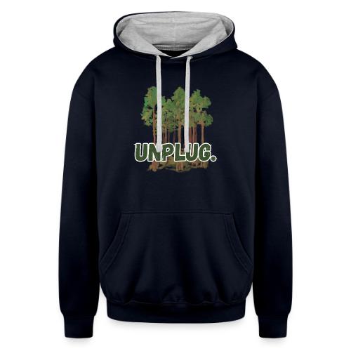 Unplug Series 4 - Unisex Contrast Hoodie