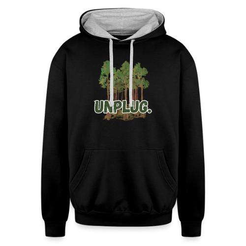 Unplug Series 4 - Unisex Contrast Hoodie