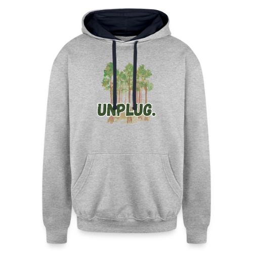 Unplug Series 4 - Unisex Contrast Hoodie