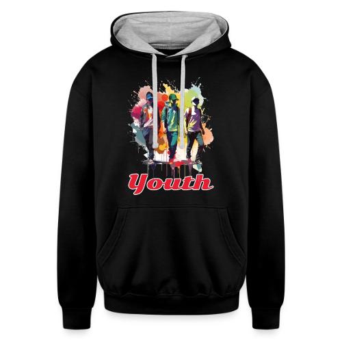 Forever Youthful - Unisex Contrast Hoodie