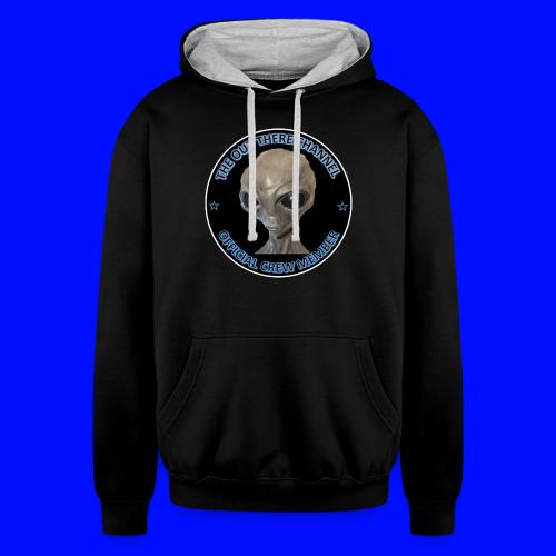MrGreyTransBigger1 Front Only - Unisex Contrast Hoodie