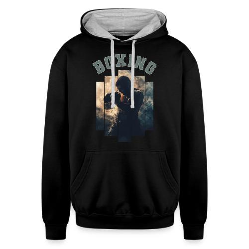 Boxing Spirit - Unisex Contrast Hoodie